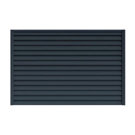 Fence Panel 5-pack 1500x1800mm Anthracite Shiplap