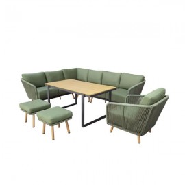 Harlo Green Casual Dining Set