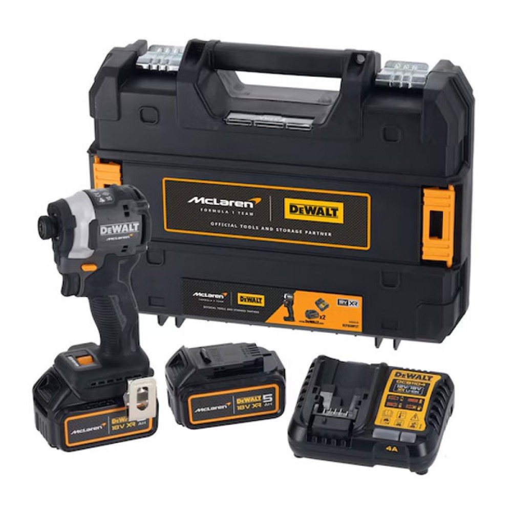 Dewalt Mclaren F1 18v Xr Impact Driver Kit | DCF85MP2T
