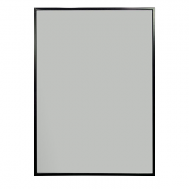 Porto Black Framed Rect. Mirror 70x50