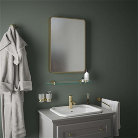 Porto Framed Rectangular Mirror 70x50 Gold