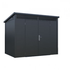 Satus Shed 9x6 Standard Steel Shed | Anthracite Grey