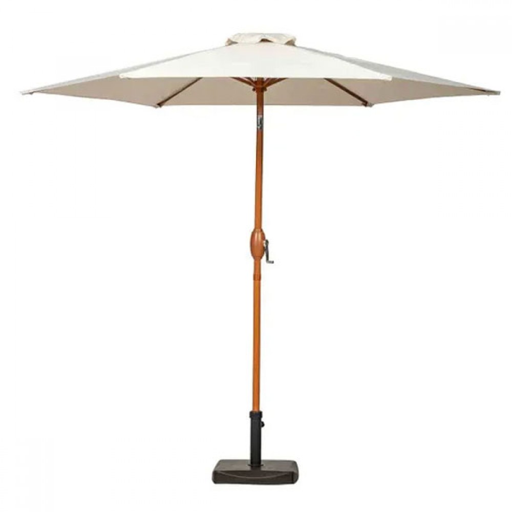 2.5m Woodlook Crank & Tilt Parasol
