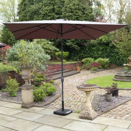 3m Woodlook Crank & Tilt Parasol