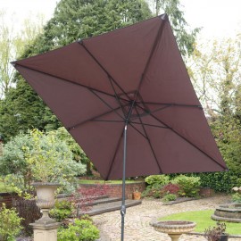 3m Woodlook Crank & Tilt Parasol