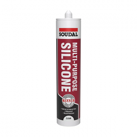 Soudal Multi-purpose Silicone 290ml - Clear | 112347
