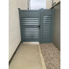 Satus Shiplap Garden Gate 900mmx1765mm Merlin Grey