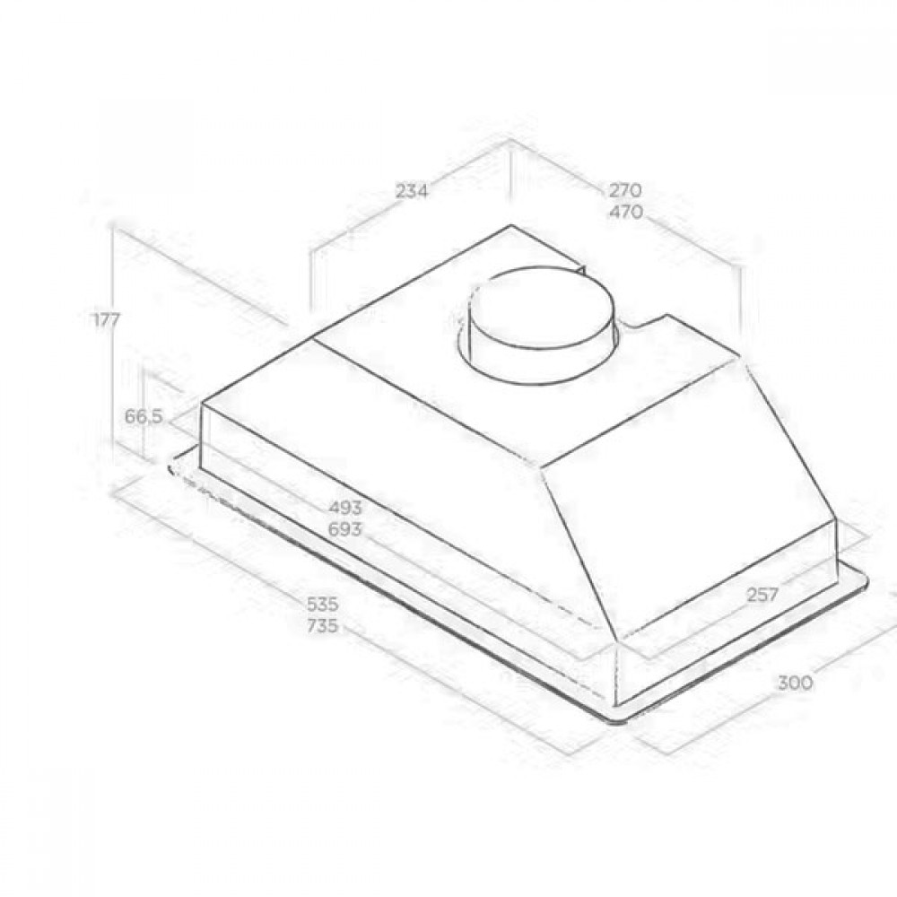 Elica Canopy Hood | ERACIXA60