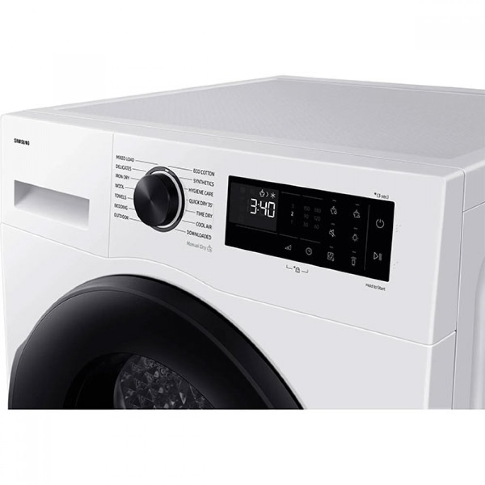 Samsung Series 5 AI Energy 9kg Heat Pump Tumble Dryer White | DV90DG52A0AEEU