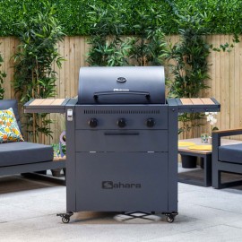 Sahara 3 Burner Griddle & Roast Bbq
