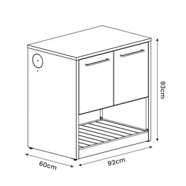 Sahara Kitchen Island Unit