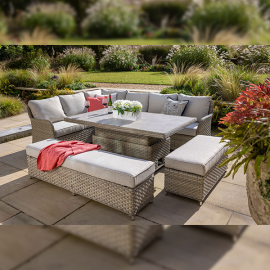 Eton Grand Rectangular Casual Dining Set