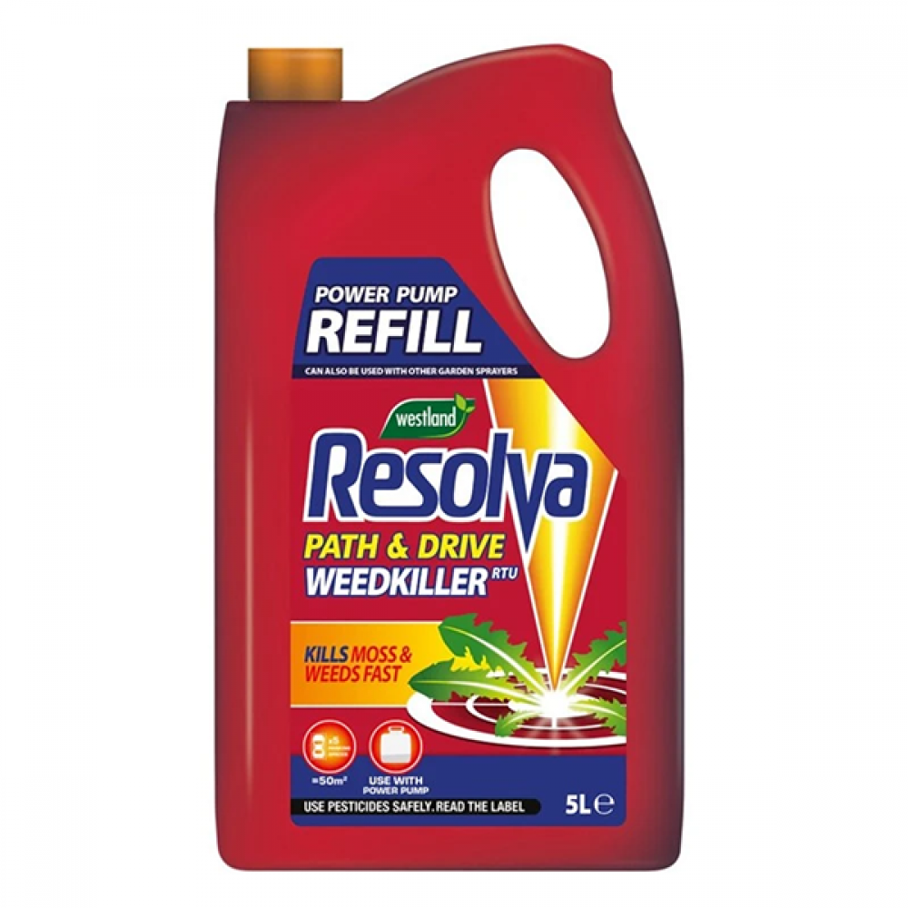 Resolva Path & Drive Weedkiller 5L Power Pump Refill | 20300716