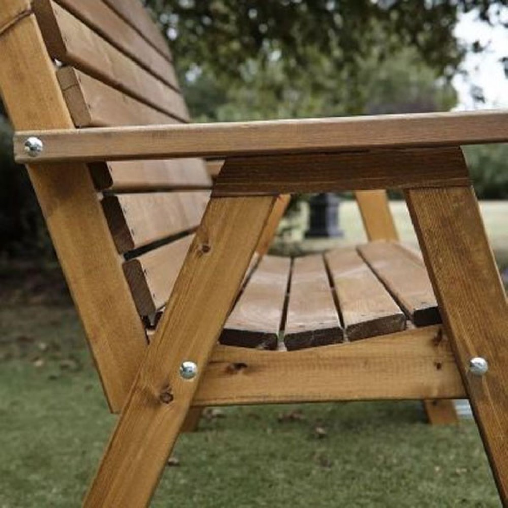 Hetton 3 Seater Bench | Large 