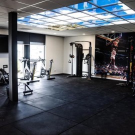 Home Gym Fitness Mat Black | 100cm X 100cm X 15mm