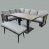 Sicily Corner Lounge Set with Cover