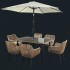 Porto Twisted Rope 6 Seater with Cover