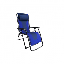 Classic Padded Zero Gravity Chair Blue