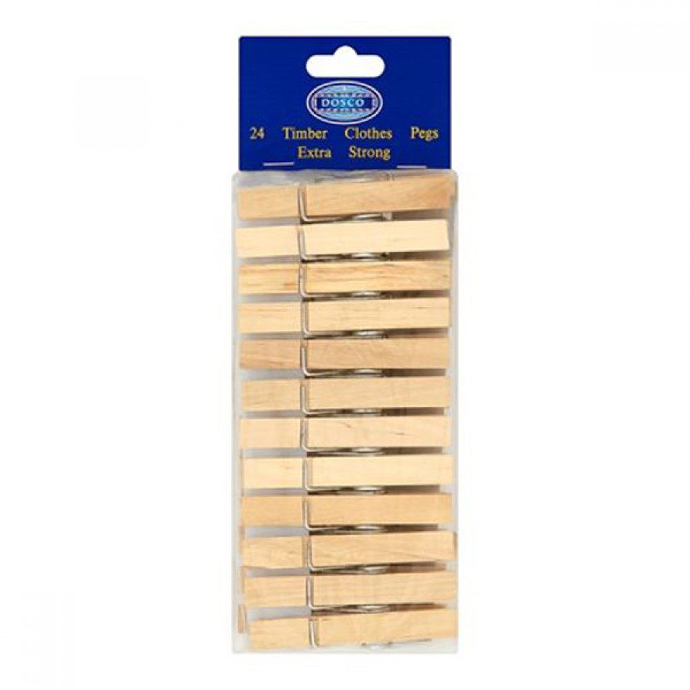 Dosco 24 Wooden Pegs | 55100