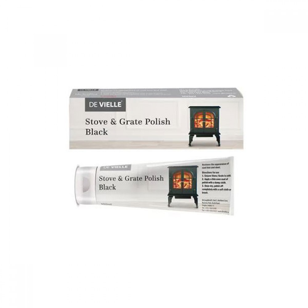 De Vielle Black Stove & Grate Polish 100ml | HOZ001Z