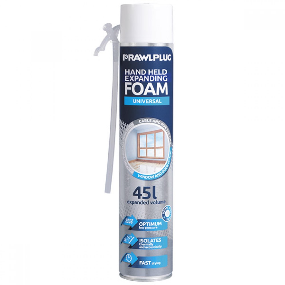 Rawlplug Handheld Expanding Foam | Universal | 750ml