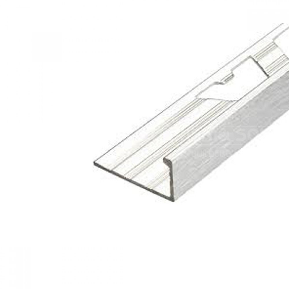 Evode Diamond Chrome Alum Straight Edge 12mm
