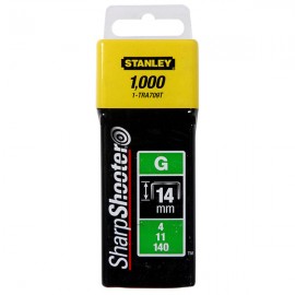 Stanley 14mm Heavy Duty Staples | 1000 | Type G | STA1TRA709T
