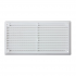 Tiger Map Fixed Louver Vent|White|6x3