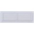 Tiger Map Fixed Louver Vent White|9x3 
