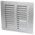 Tiger Map Fixed Louvre Metal Vent|9x9