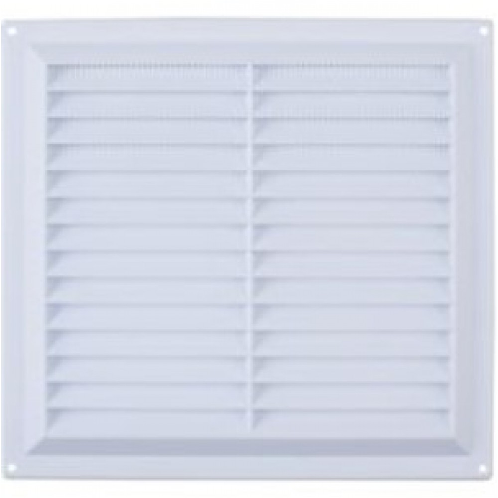 Tiger Map Fixed Louver Vent|9x9|White