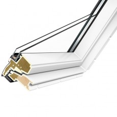 Velux Centre-Pivot Roof Window | GGU | White Polyurethane