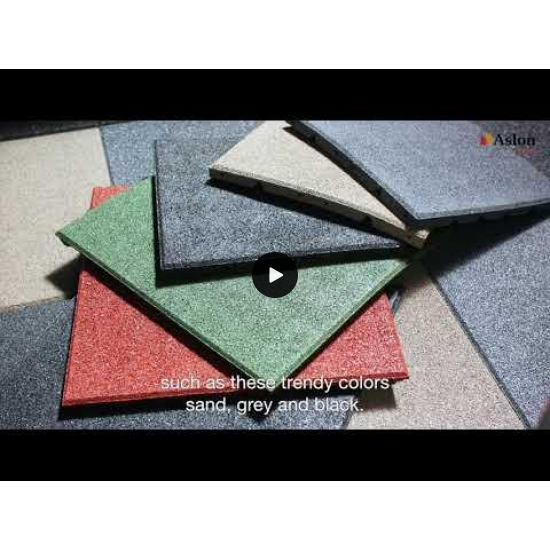 Rubber Tile 500x500x25mm 