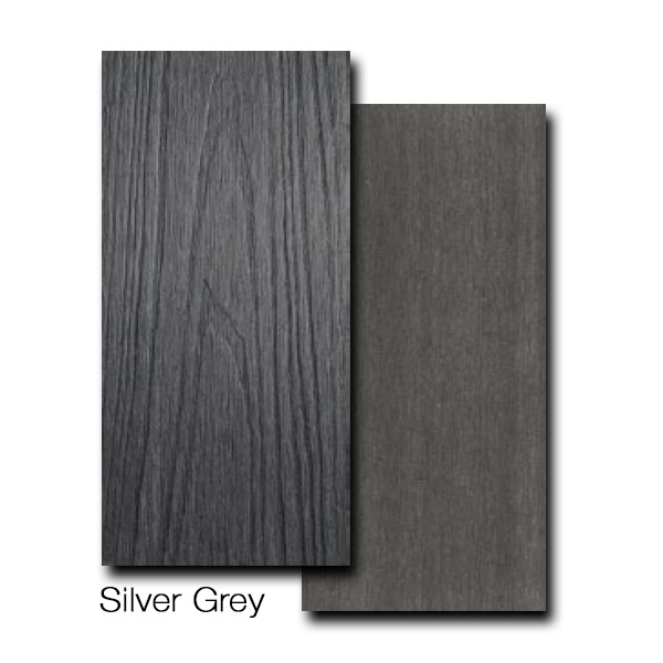 Ultrashield Composite Decking Board | Silver Grey | 138 X 23mm X 3.6m