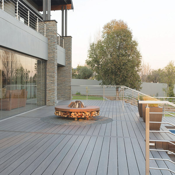 Ultrashield Composite Decking Board | Silver Grey | 138 X 23mm X 3.6m