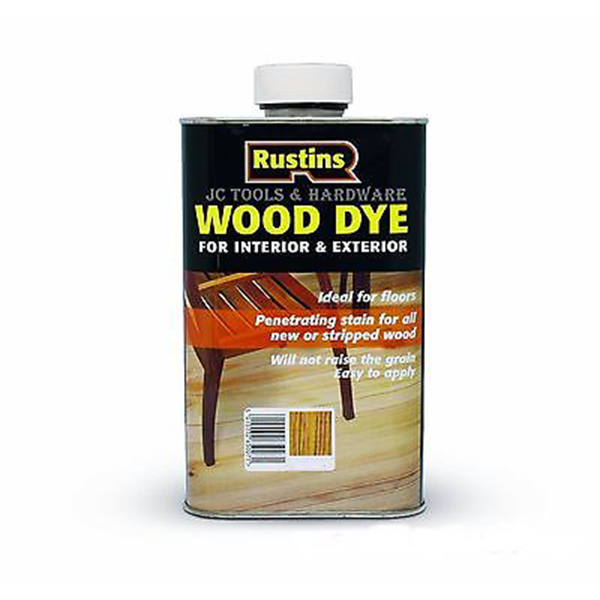 Rustins Wood Dye (solvent Based) Medium Oak 250ml | R650061