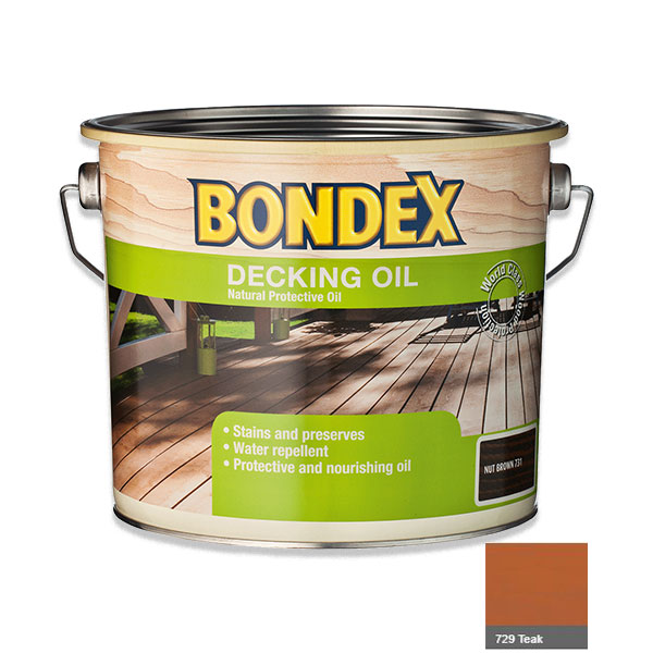 Bondex Decking Oil Teak 2.5 Litre | 467189