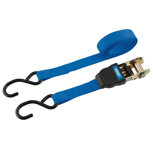 Ratchet Tie Down Straps | 4.5m x 25mm | 4 Piece | 92771