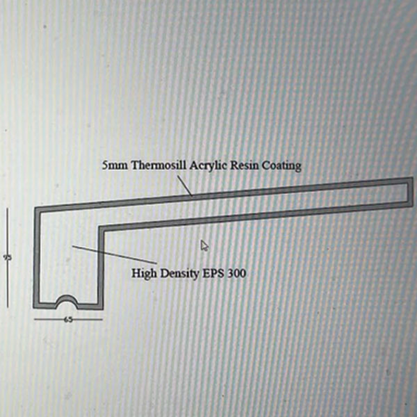Thermo Oversill | 95 x 370mm 