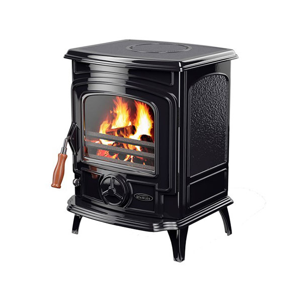 Stanley Oisin Eco Stove Satin Black | MD O Shea u0026 Sons