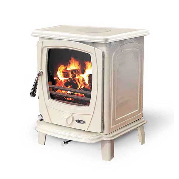 Stanley Aoife 7.3kw Eco Stove Enamel Cream | MD O Shea u0026 Sons
