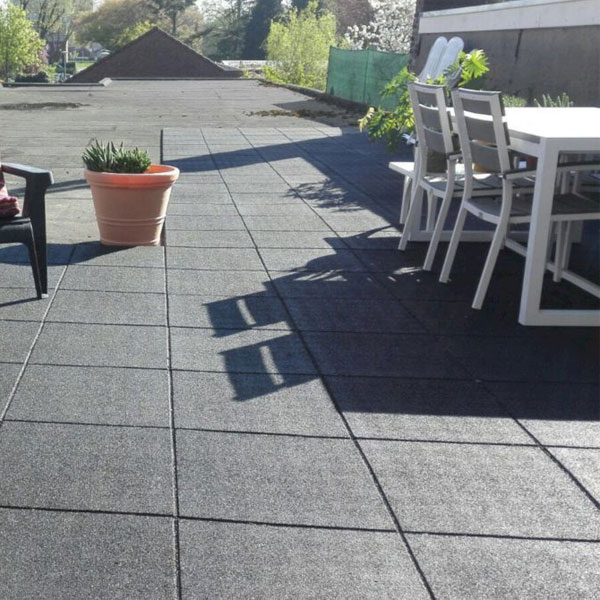 Rubber Tile 500x500x25mm 