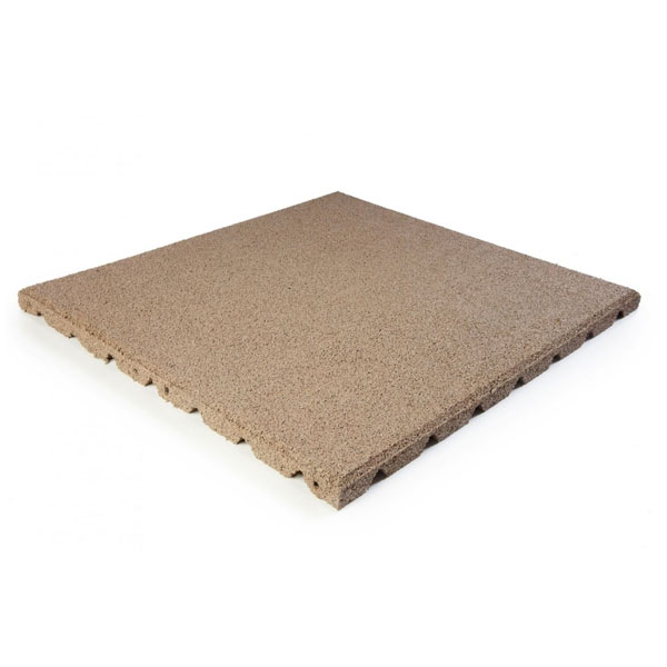 Rubber Tile 500x500x25mm 