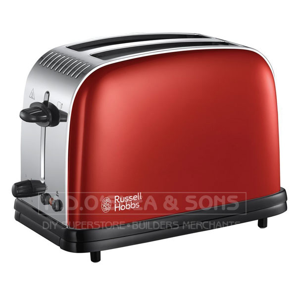 Russell Hobbs Colours Plus 2 Slice Toaster Red | 23330