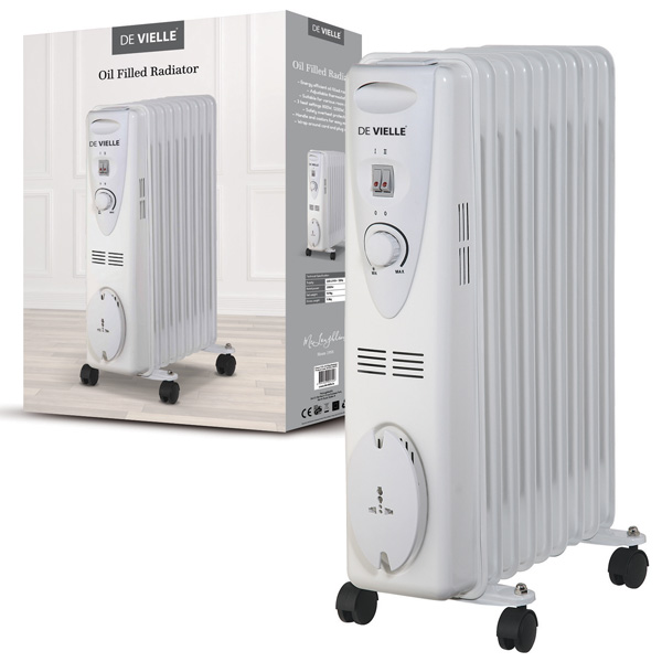 De Vielle Premium Oil Filled Radiator | 2kw