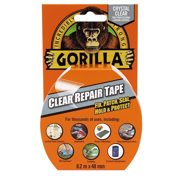 Gorilla Clear Repair Tape | 8.2mtr X 48mm
