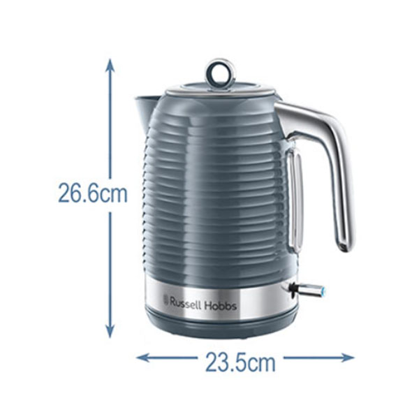 Russell Hobbs Inspire Grey Kettle | 24363
