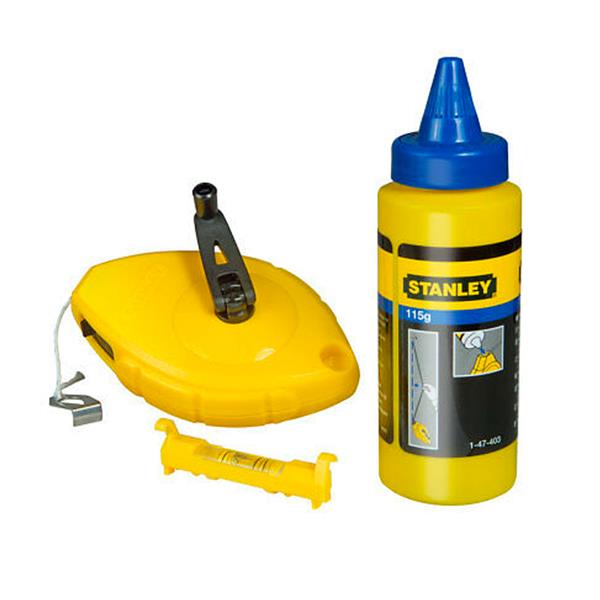 Stanley Chalk Line Blue Chalk & Level | STA047443