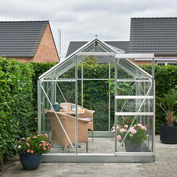 Popular Greenhouse | 8' x 6' | Galvanised | Toughened Glass