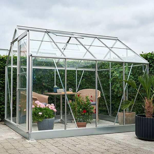 Popular Greenhouse | 8' x 6' | Galvanised | Toughened Glass